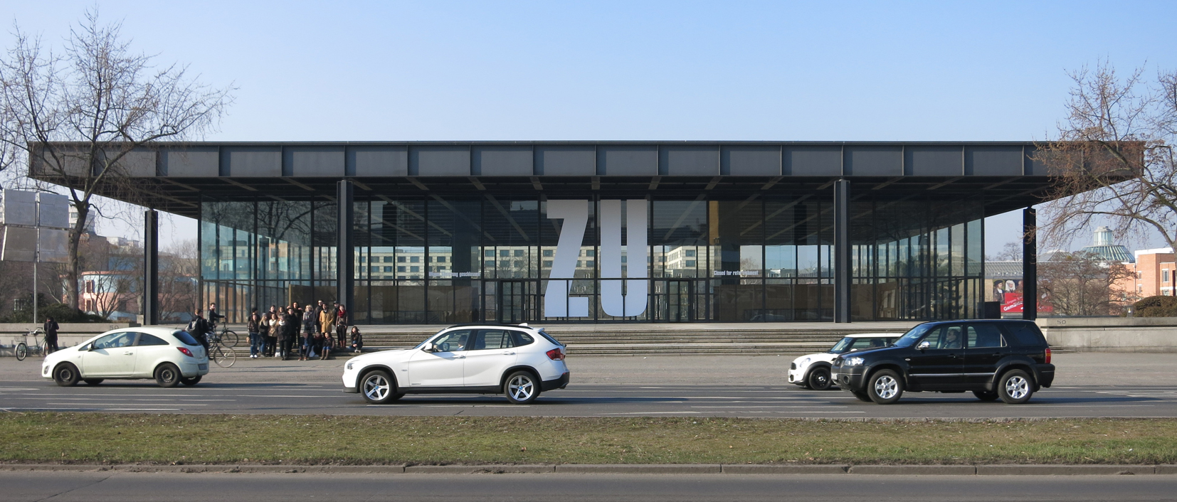 Geschlossene Neue Nationalgalerie