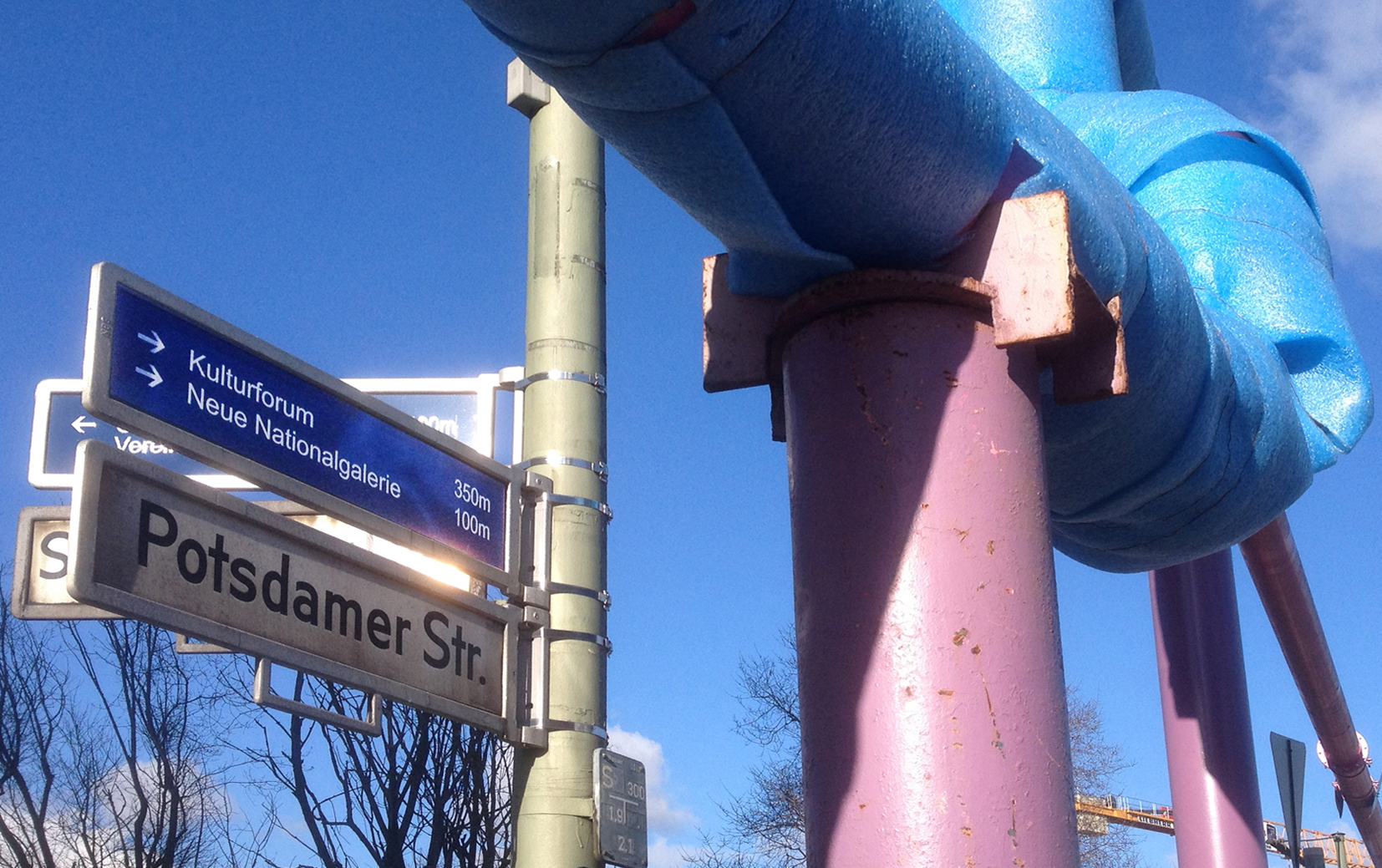 Bauarbeiten am Kulturforum (c) Frieder Schnock